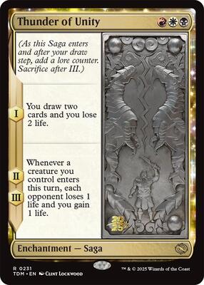 Thunder of Unity card from Prerelease Cards