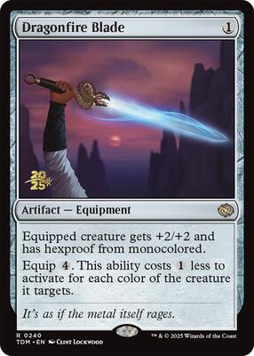 Dragonfire Blade card from Prerelease Cards