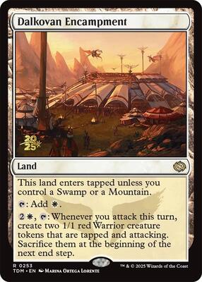 Dalkovan Encampment card from Prerelease Cards
