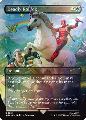 Deadly Rollick (Rainbow Foil) card from Secret Lair Drop Series