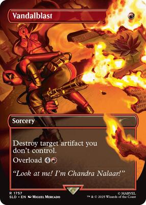 Vandalblast (1757) card from Secret Lair Drop Series