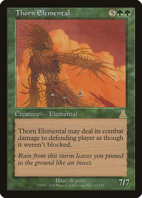 Thorn Elemental card from Urza's Destiny