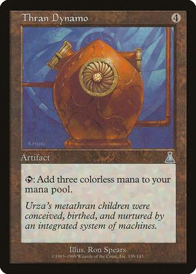 Thran Dynamo card from Urza's Destiny
