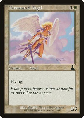 Tormented Angel card from Urza's Destiny