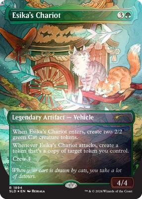 Esika's Chariot (Rainbow Foil) card from Secret Lair Drop Series