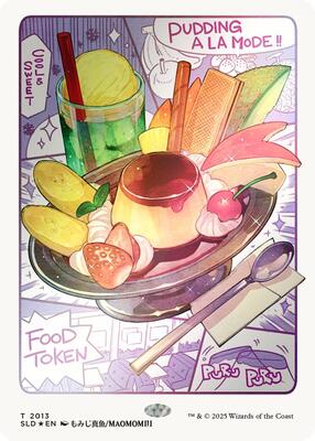 Food Token (2013) (Rainbow Foil) card from Secret Lair Drop Series