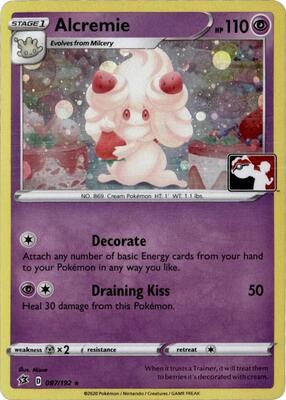 Alcremie - 087/192 (League Promo) card from League & Championship Cards