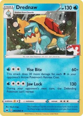 Drednaw - 061/202 (League Promo) card from League & Championship Cards