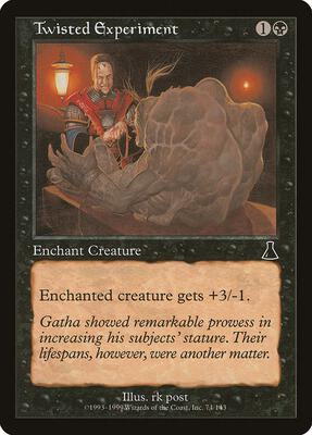Twisted Experiment card from Urza's Destiny
