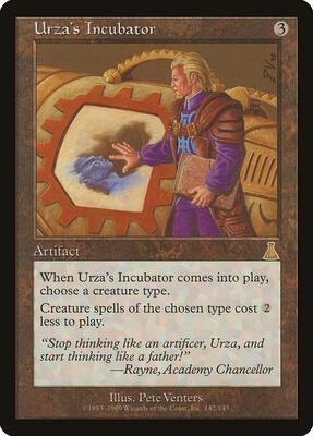 Urza's Incubator card from Urza's Destiny