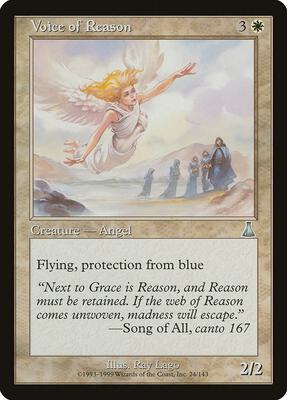 Voice of Reason card from Urza's Destiny