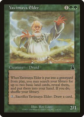 Yavimaya Elder card from Urza's Destiny