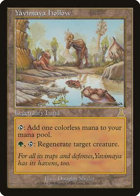 Yavimaya Hollow card from Urza's Destiny