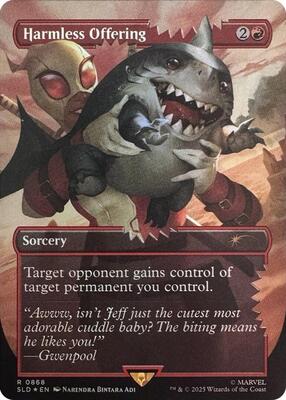 Harmless Offering (Rainbow Foil) card from Secret Lair Drop Series