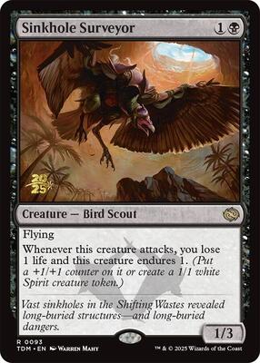 Sinkhole Surveyor card from Prerelease Cards