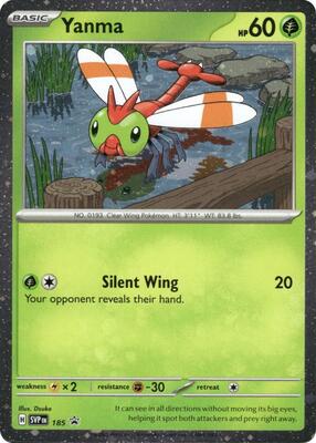 Yanma - 185 (Cosmos Holo) card from SV: Scarlet & Violet Promo Cards