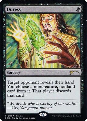 Duress (Graphic Novel Insert) card from Media Promos