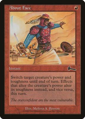 About Face card from Urza's Legacy