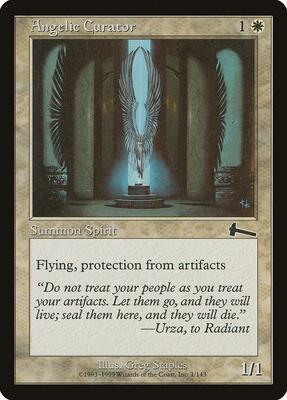Angelic Curator card from Urza's Legacy
