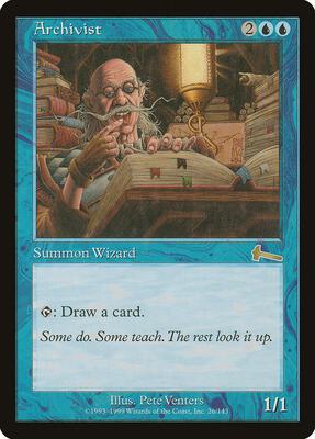 Archivist card from Urza's Legacy