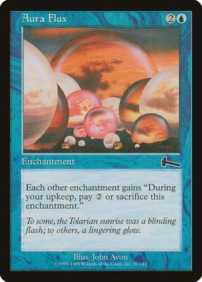 Aura Flux card from Urza's Legacy