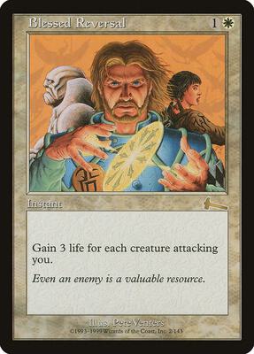 Blessed Reversal card from Urza's Legacy