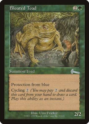 Bloated Toad card from Urza's Legacy