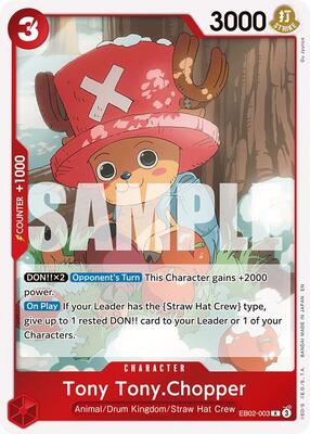Tony Tony.Chopper card from Extra Booster: Anime 25th Collection