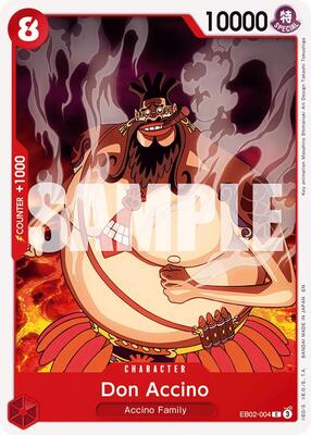 Don Accino card from Extra Booster: Anime 25th Collection