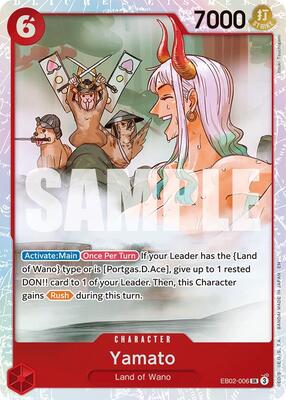 Yamato card from Extra Booster: Anime 25th Collection