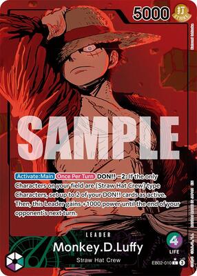 Monkey.D.Luffy (010) (Alternate Art) card from Extra Booster: Anime 25th Collection