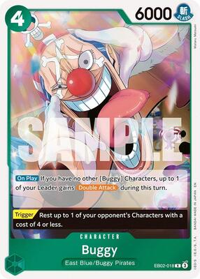 Buggy card from Extra Booster: Anime 25th Collection