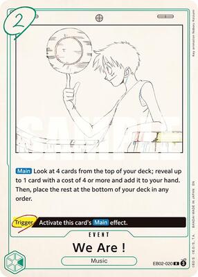 We Are! card from Extra Booster: Anime 25th Collection