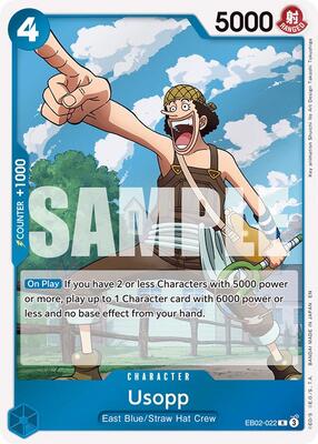 Usopp card from Extra Booster: Anime 25th Collection