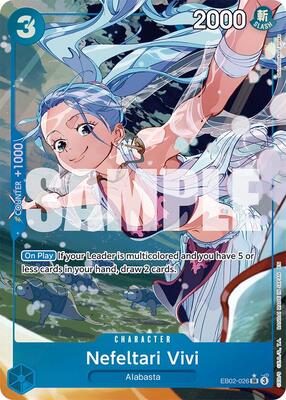 Nefeltari Vivi (Alternate Art) card from Extra Booster: Anime 25th Collection