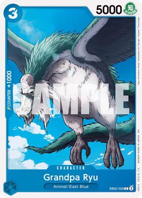 Grandpa Ryu card from Extra Booster: Anime 25th Collection