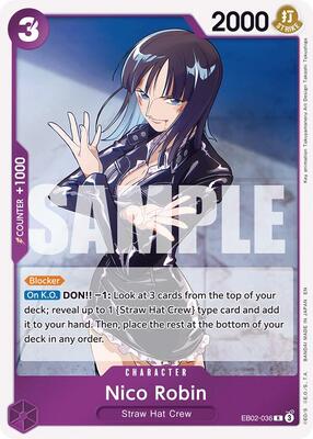 Nico Robin card from Extra Booster: Anime 25th Collection