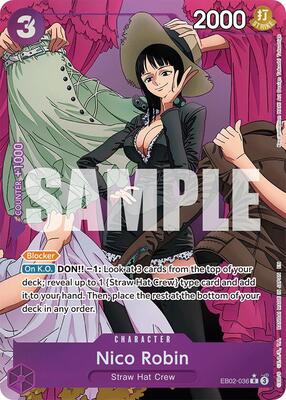 Nico Robin (Alternate Art) card from Extra Booster: Anime 25th Collection
