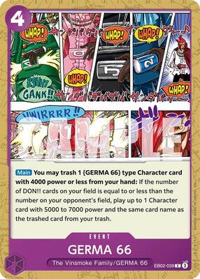 GERMA 66 card from Extra Booster: Anime 25th Collection