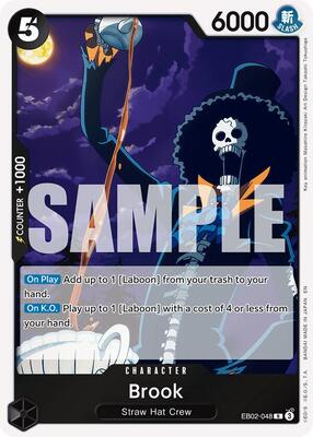 Brook card from Extra Booster: Anime 25th Collection
