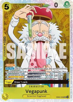 Vegapunk card from Extra Booster: Anime 25th Collection