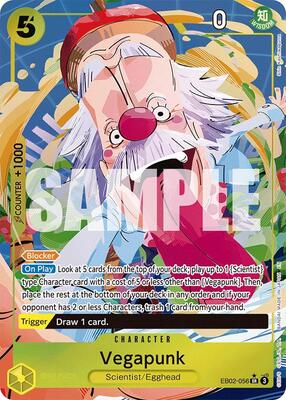 Vegapunk (Alternate Art) card from Extra Booster: Anime 25th Collection