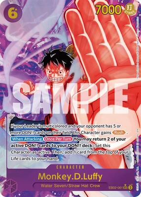 Monkey.D.Luffy (061) (Alternate Art) card from Extra Booster: Anime 25th Collection