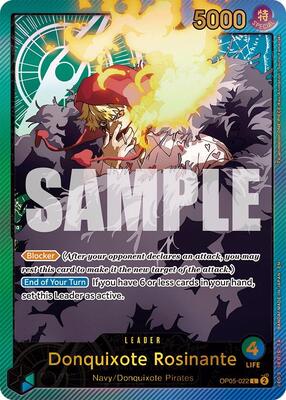 Donquixote Rosinante (SP) card from Extra Booster: Anime 25th Collection