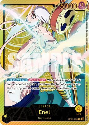 Enel (SP) card from Extra Booster: Anime 25th Collection