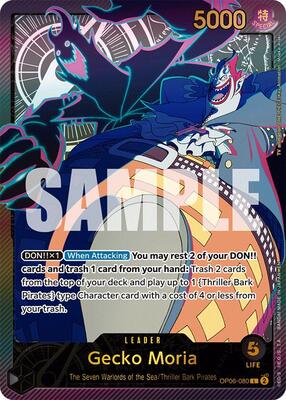 Gecko Moria (SP) card from Extra Booster: Anime 25th Collection