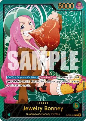 Jewelry Bonney (SP) card from Extra Booster: Anime 25th Collection