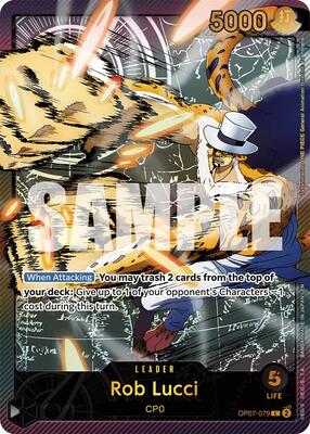 Rob Lucci (SP) card from Extra Booster: Anime 25th Collection