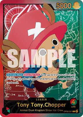 Tony Tony.Chopper (SP) card from Extra Booster: Anime 25th Collection