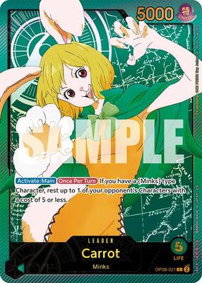 Carrot (SP) card from Extra Booster: Anime 25th Collection